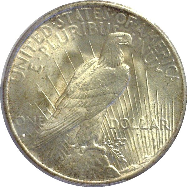 1934-S.  Peace Dollar. -  PCGS. MS-63+. - Image 3