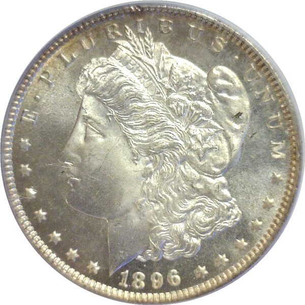 1896  Morgan Dollar.  -  PCGS MS-66. PL. - Image 2