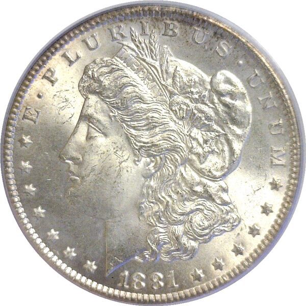 1881-CC Morgan Dollar  -  PCGS MS-64 - Image 2