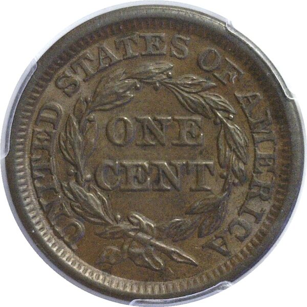 1847 Large Cent. -  PCGS MS-62 BN - Image 3