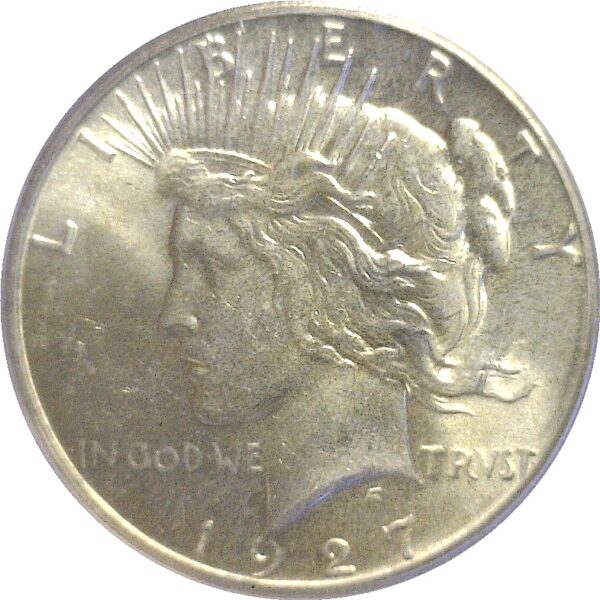 1927.  Peace Dollar. - PCGS. MS-64. - Image 2