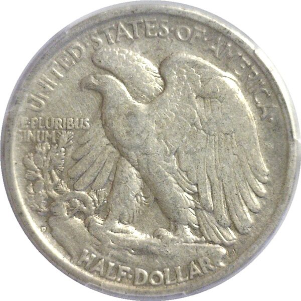 1919-D.  Walking Liberty Half Dollar.   -  PCGS. VF-20. - Image 3