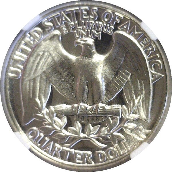 1954 Washington Quarter  -  NGC PF-69 - Image 3