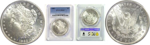 1882 Morgan Dollar  -  PCGS MS-64