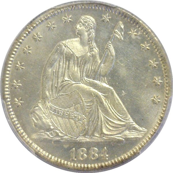 1884  Seated Liberty Half Dollar.  -  PCGS MS-65. - Image 2