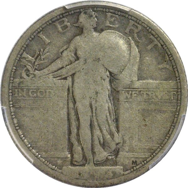 1916 Standing Liberty Quarter.  -  PCGS VG-8.  CAC - Image 2