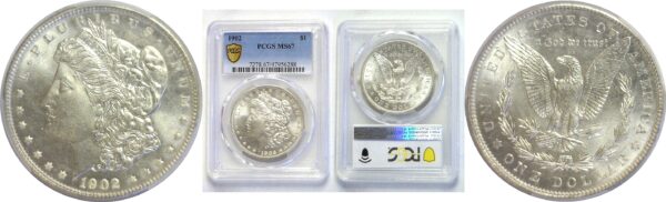 1902  Morgan Dollar. - PCGS MS-67.