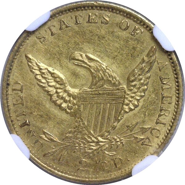 1836 $2 1/2 Classic  -  NGC. AU-55. - Image 3