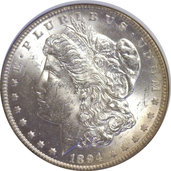 1894-S  Morgan Dollar.  -  NGC MS-63. - Image 2