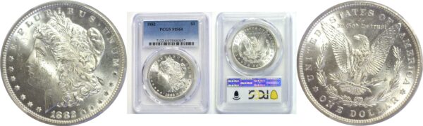 1882 Morgan Dollar  -  PCGS MS-64