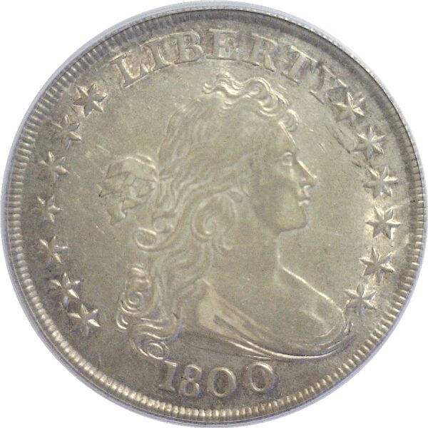 1800.  Bust Dollar. PCGS. AU-50. - Image 2