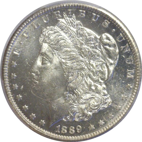1889-S  Morgan Dollar.  -  PCGS MS-65. PL. - Image 2