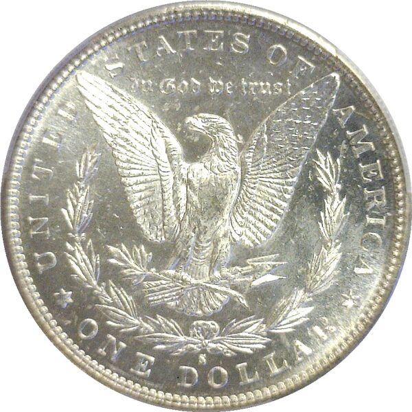 1889-S  Morgan Dollar.  -  PCGS MS-65. PL. - Image 3