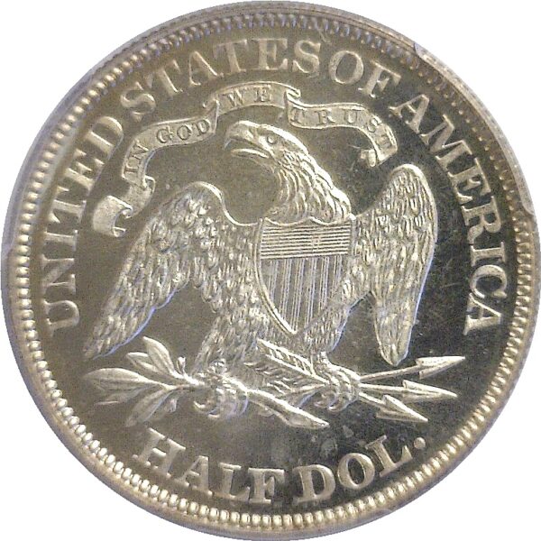1881  Seated Liberty Half Dollar  -  PCGS PR-65. CAM. - Image 3