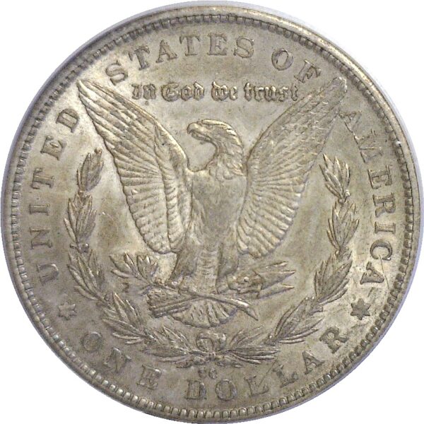 1879-CC   Morgan Dollar.   -  PCGS. AU-53.  CAC - Image 3