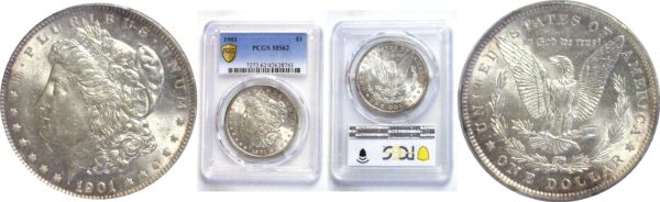 1901  Morgan Dollar  -  PCGS MS-62.