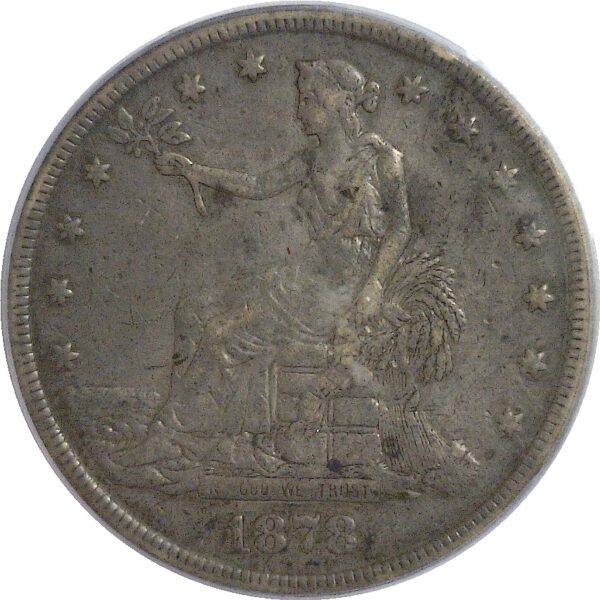 1878-S  Trade Dollar  -   PCGS  VF-35. - Image 2