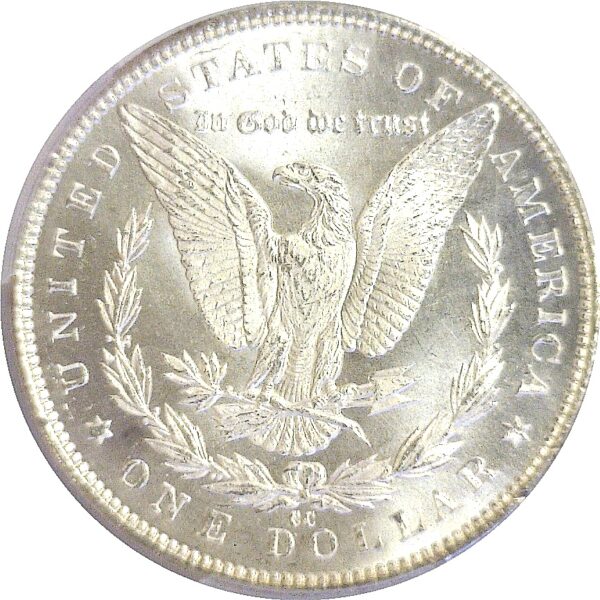 1891-CC  Morgan Dollar.  -  PCGS MS-63. - Image 3