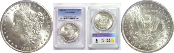 1901-O.  Morgan Dollar. PCGS. MS-63.