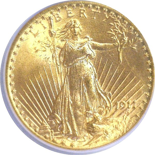1911-D  $20 St. Gaudens   -    PCGS. MS-66. - Image 2