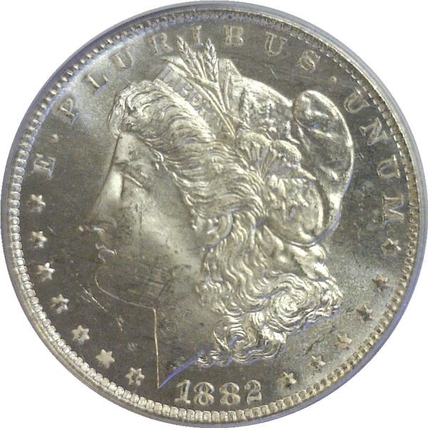 1882-CC  Morgan Dollar.  -  PCGS MS-65. PL. - Image 2