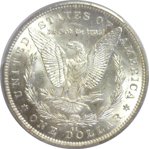 1892-CC .  Morgan Dollar.  -  PCGS. MS-63. - Image 3