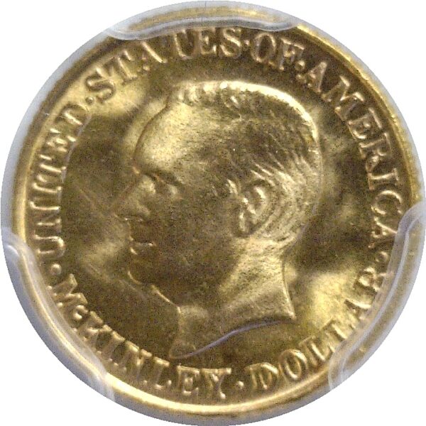 1917 $1 McKinley Gold Commemorative  -  PCGS MS-67 - Image 2