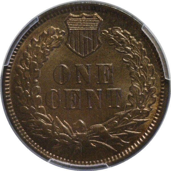 1878 Indian Head Cent  -  PCGS MS-63 RB - Image 3