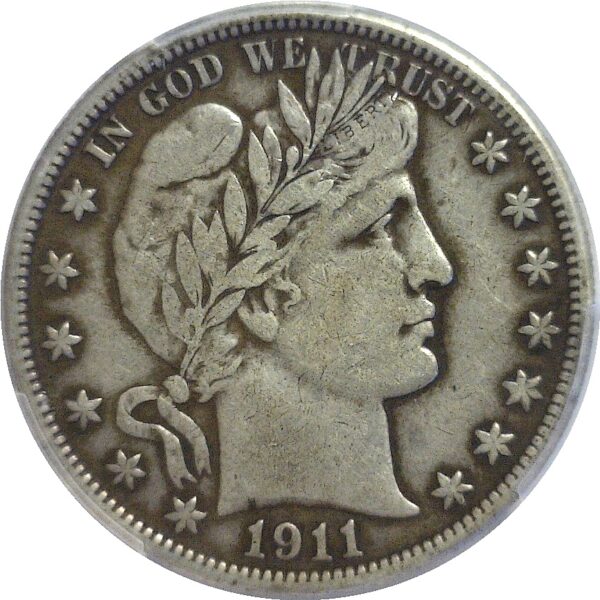 1911 Barber Half. -  PCGS VF-30 - Image 2