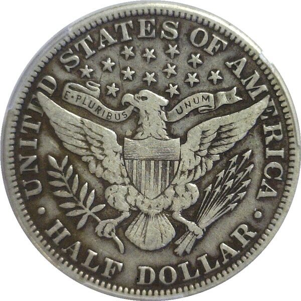 1911 Barber Half. -  PCGS VF-30 - Image 3