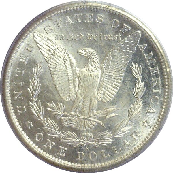 1897-S.  Morgan Dollar. -   PCGS. MS-63. PL. - Image 3