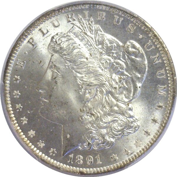 1891-O.  Morgan Dollar.  -  PCGS. MS-64. - Image 2