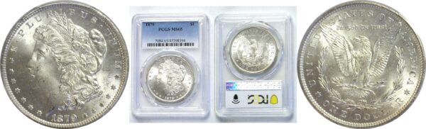 1879  Morgan Dollar.  -  PCGS MS-65.