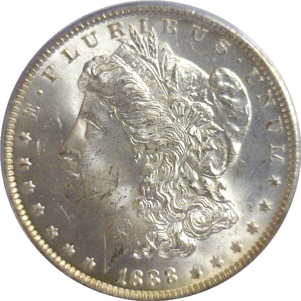 1888-O.  Morgan Dollar. PCGS.   -  MS-65. - Image 2