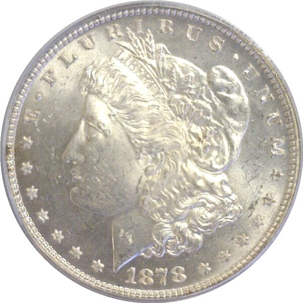 1878-7/8TF  Morgan Dollar.  -   PCGS MS-62. - Image 2