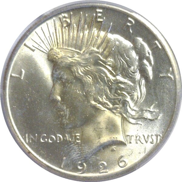 1926  Peace Dollar.  -  PCGS. MS-64+. - Image 2