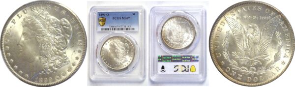 1899-O  Morgan Dollar. -  PCGS MS-67.