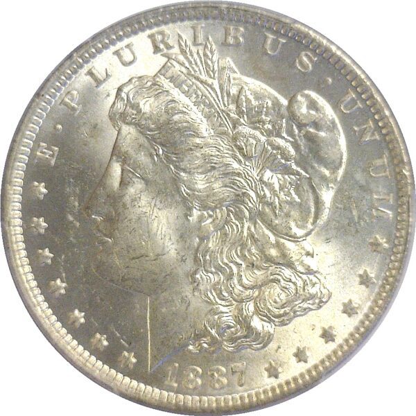 1887-O  Morgan Dollar.  -  PCGS MS-64. - Image 2