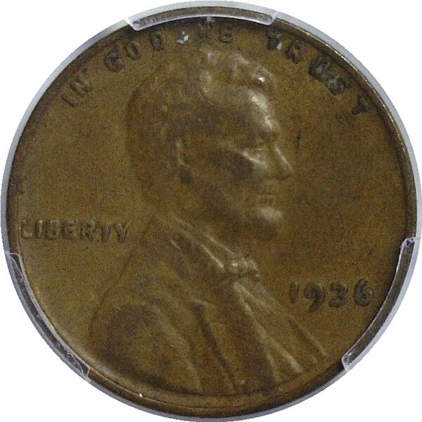 1936  Lincoln Cent.  -    PCGS. VF-30. - Image 2