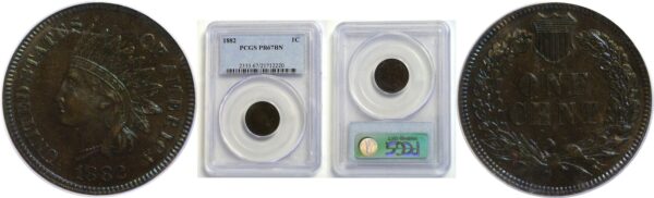 1882.  Indian Head Cent.  -  PCGS. PR-67. BN.