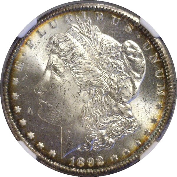 1892-CC .  Morgan Dollar.   -  NGC. MS-62.  CAC - Image 2