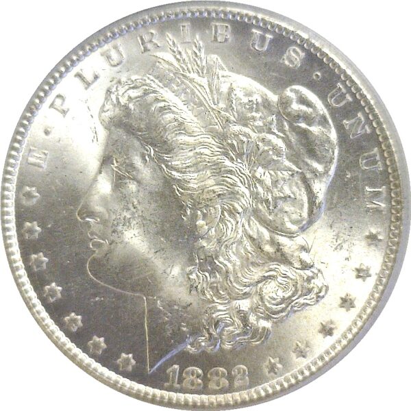 1882-CC .  Morgan Dollar.  -  PCGS. MS-64. - Image 2