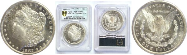 1882-CC .  Morgan Dollar. PCGS.  -  MS-64. DMPL.