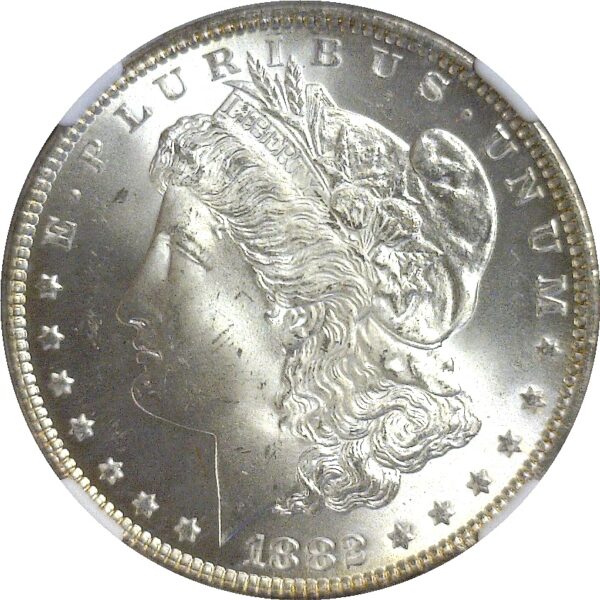 1882.  Morgan Dollar.  -  NGC. MS-65. - Image 2