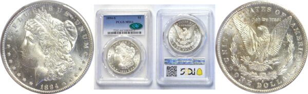 1894-S  Morgan Dollar   -   PCGS MS-64.  CAC