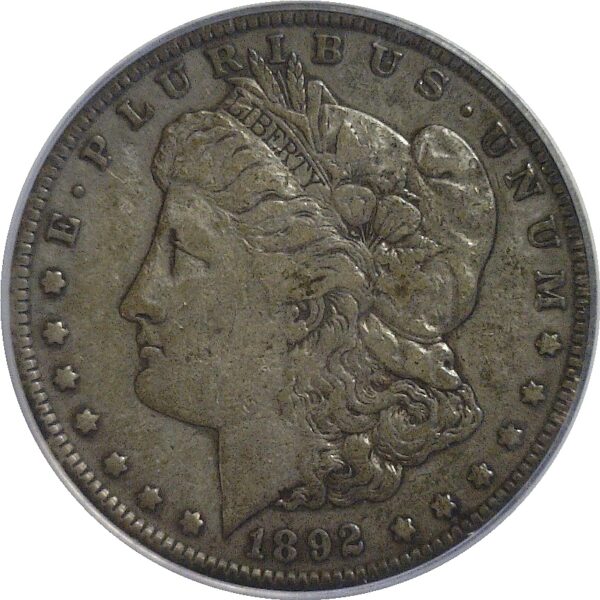 1892-S.  Morgan Dollar.  -  ANACS. VF-25. - Image 2