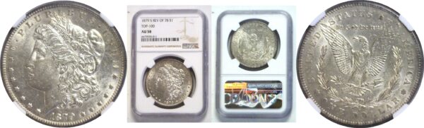 1879-S.  Morgan Dollar.  -  NGC. AU-58.