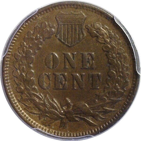1876  Indian Head Cent.  -  PCGS AU-53. - Image 3