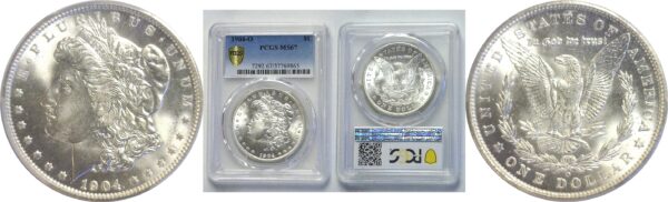 1904-O  Morgan Dollar.  -  PCGS. MS-67.