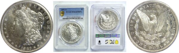 1882-S.  Morgan Dollar.  -  PCGS. MS-64. DMPL.